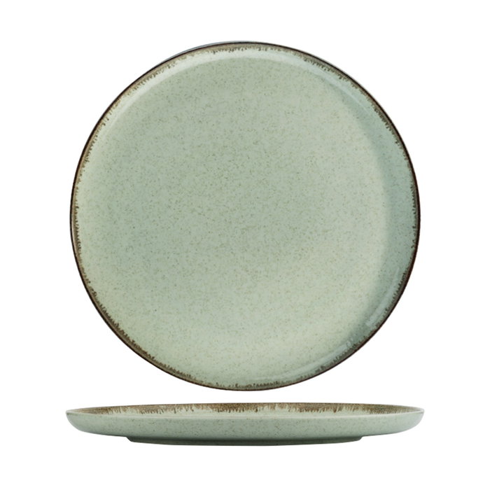 Hermia MOD24Y2730P03 Vajilla de Porcelana 24 Piezas Verde